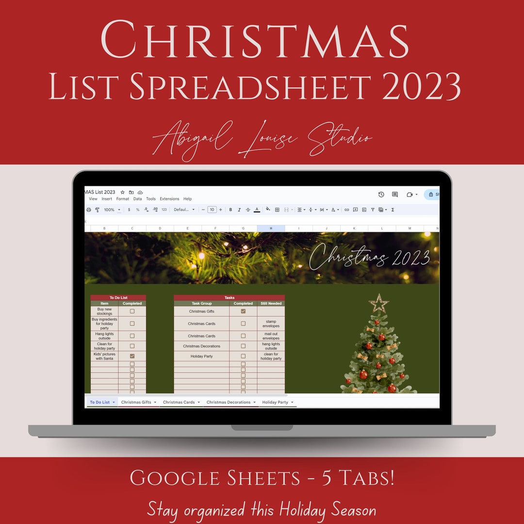 Christmas Planner Spreadsheet Christmas Planner Google Sheets Christmas Christmas Planner Spreadsheet Christmas Planner Google Sheets Christmas
