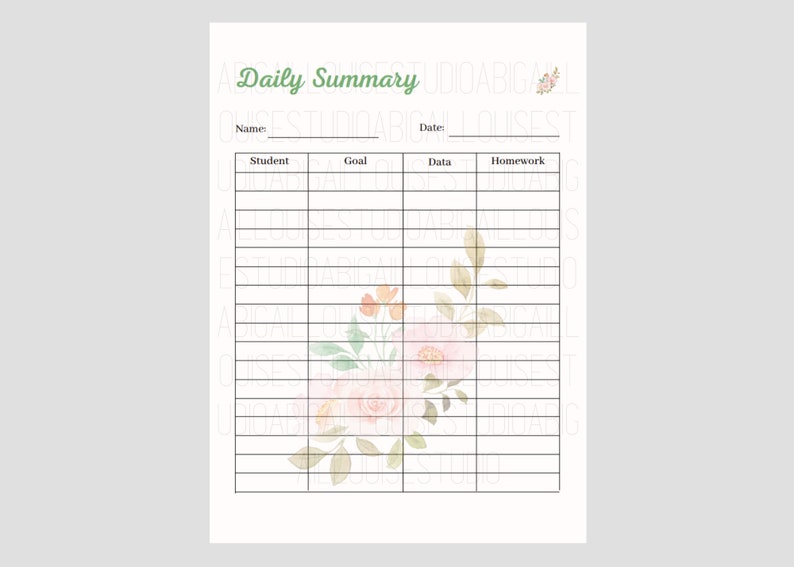 Speech Therapy Data Collection Speech Therapy Notes SLP Digital Data