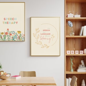 Speech Language Pathologist Poster for Speech Therapy Room Decor Speech Therapy Room Posters Speech Therapy Decor Bundle SLP Poster SLP PNG