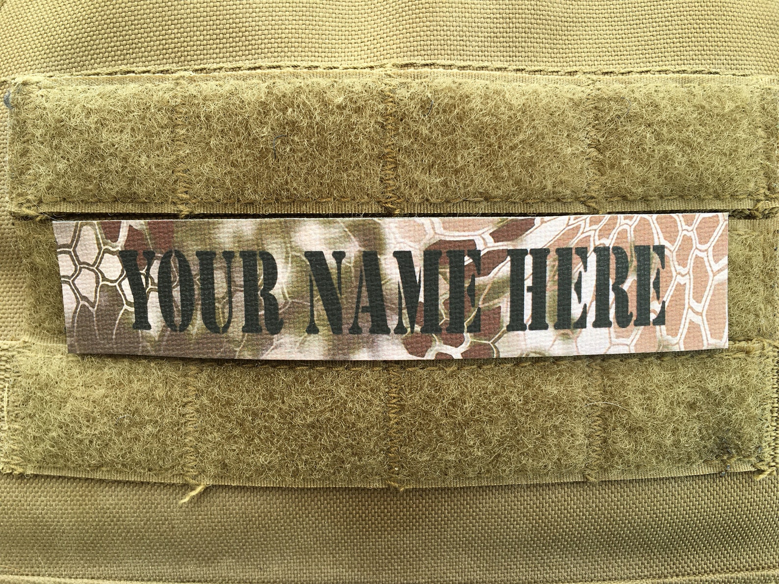 Custom Name Tape Camoflauge Velcro Patch 2D PVC Etsy