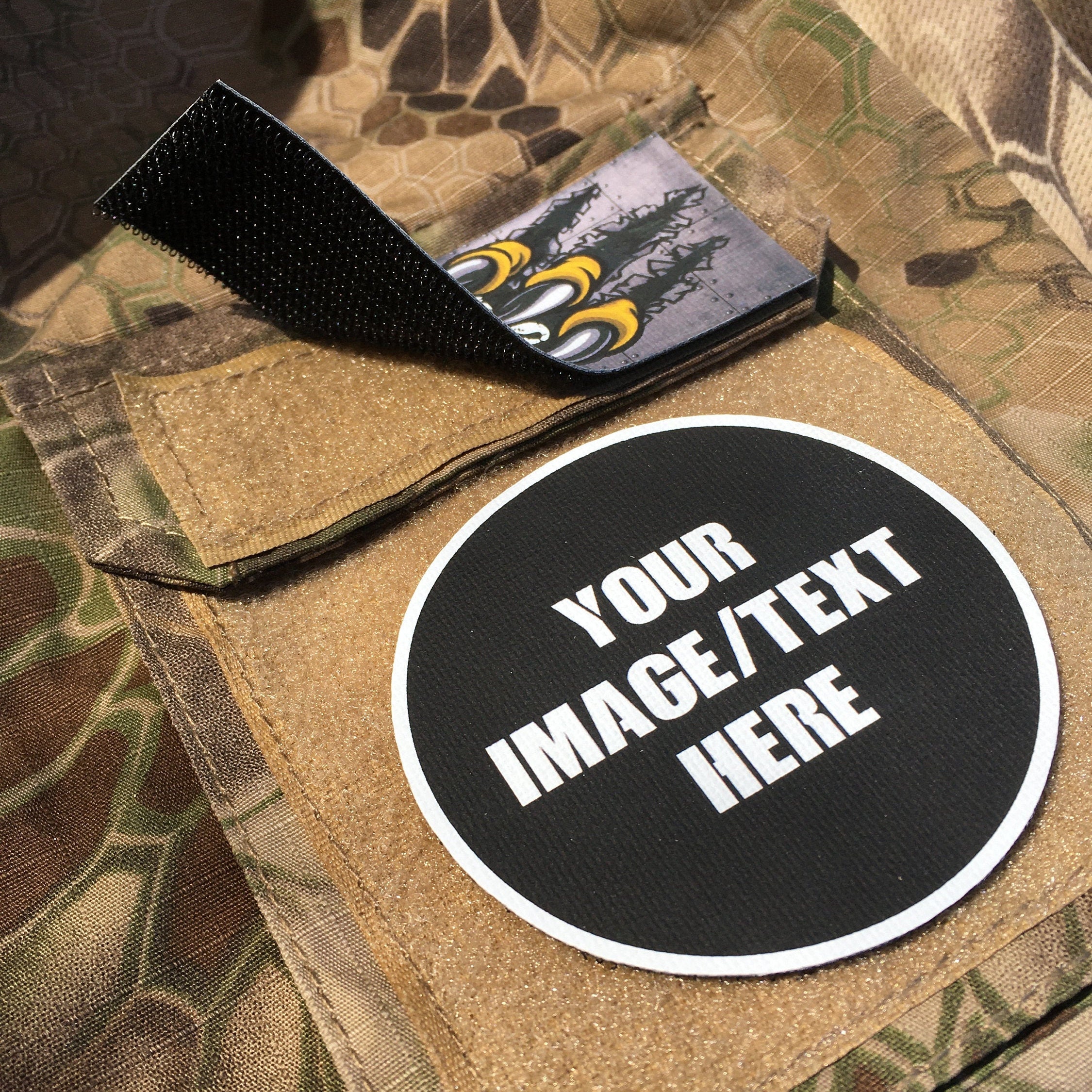 Custom Patches Custom Image Printed Tactical Patch With Velcro Etsy