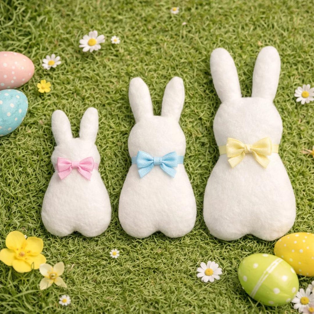 Bunny Sewing Pattern PDF (3 Sizes) | Easter Bunny Plush Pattern | Easy ...