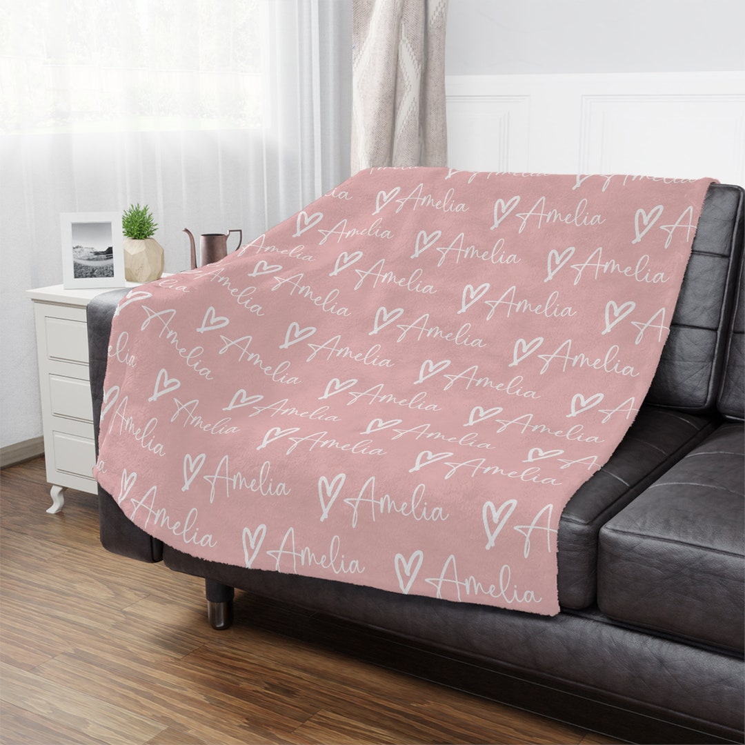 Boho Desert Personalized Minky Blanket
