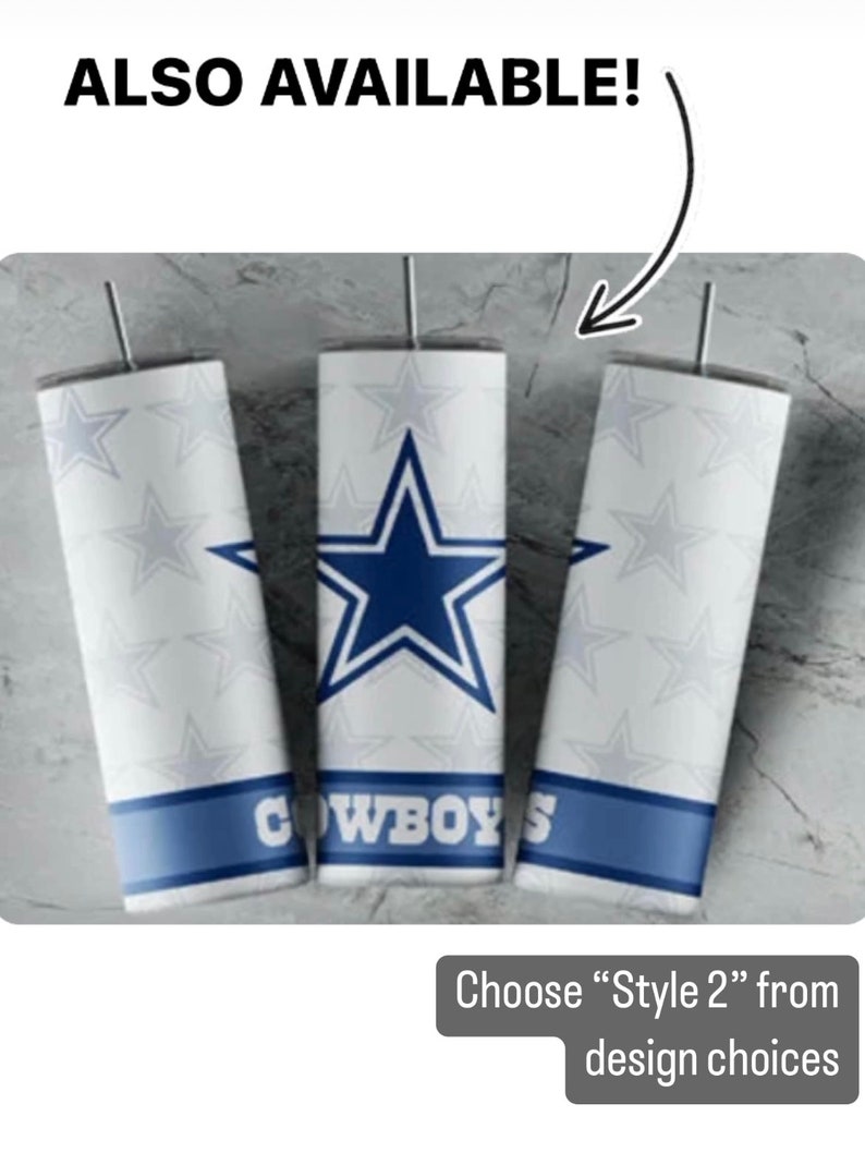 Cowboys Tumbler, Dallas Cowboys Tumbler, Cowboys Cup, 20 Oz Tumbler