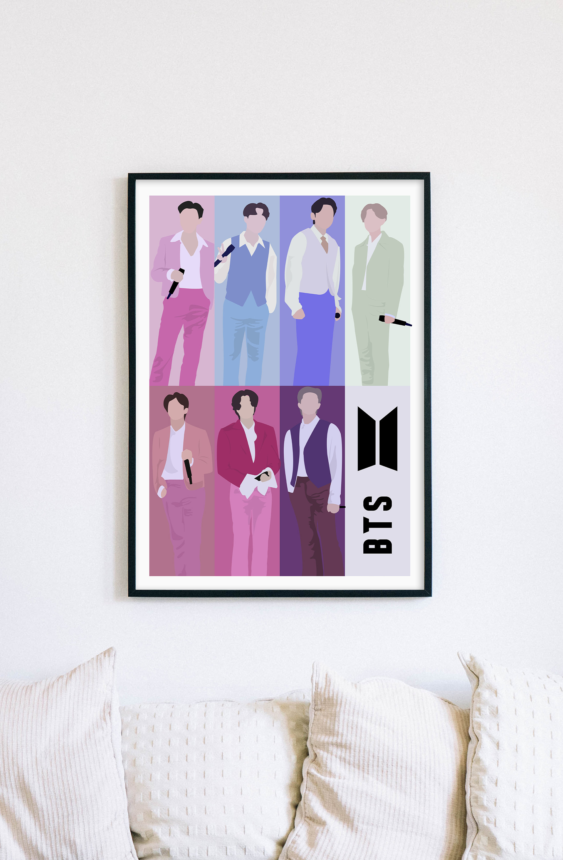 Bts poster bts wall art bts print bts room decor bts Etsy