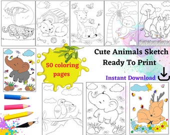5758 Animal Coloring Pages Print Best