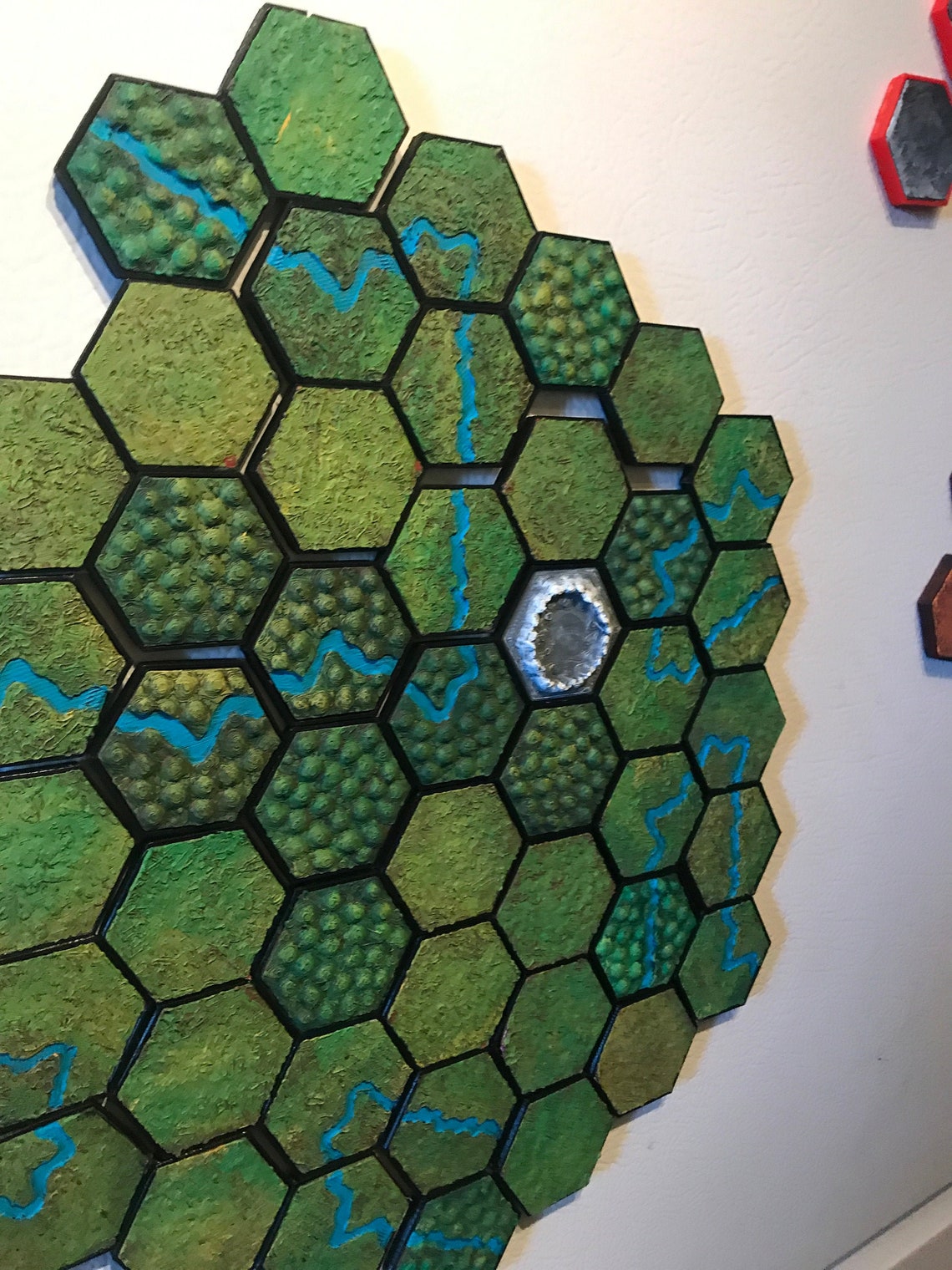 Hex Frames and Landscape Tile Starter set Etsy