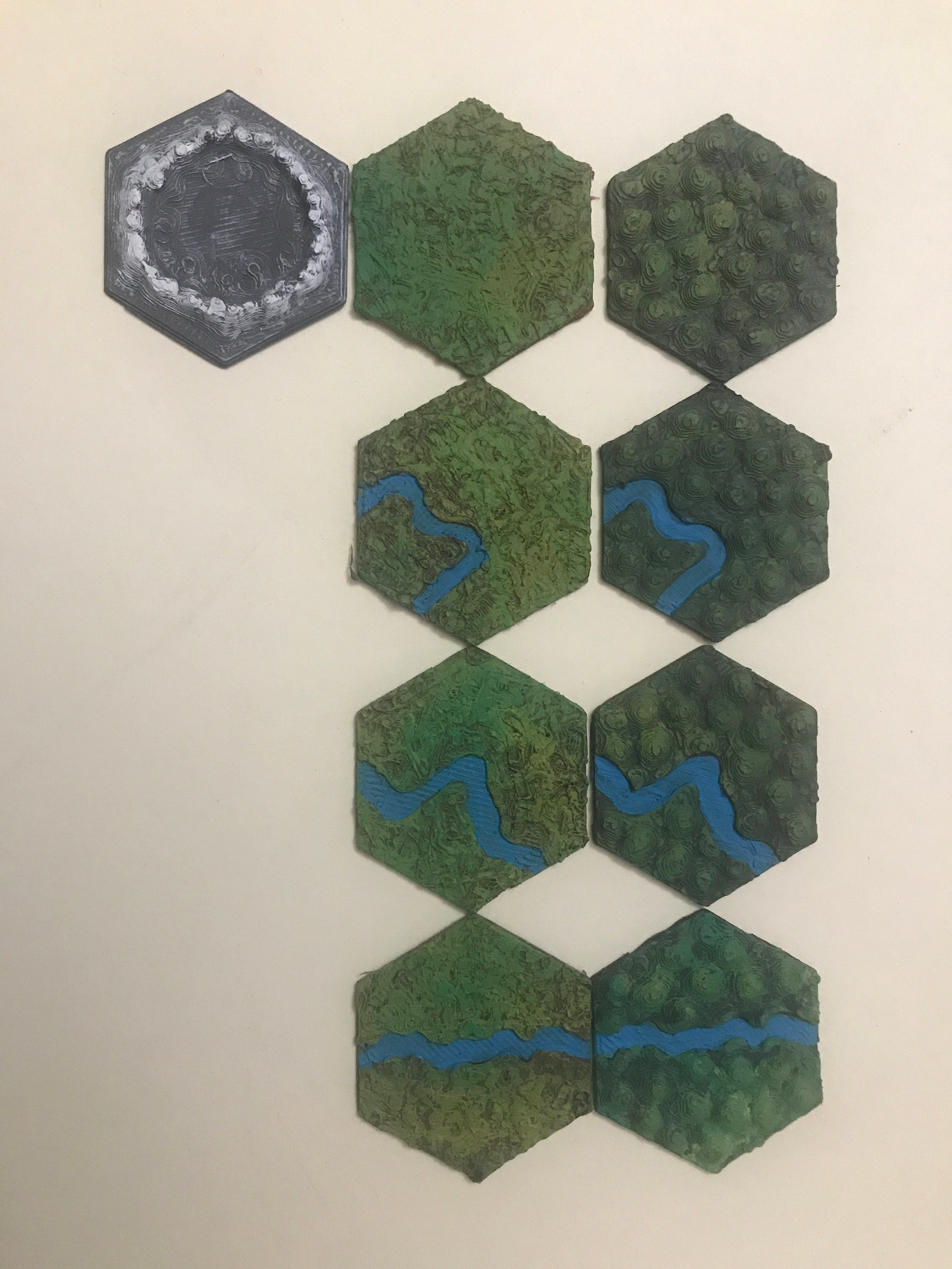 Hex Frames and Landscape Tile Starter set Etsy