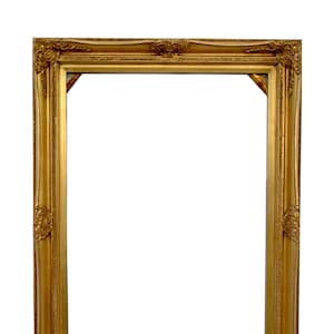 Rectangular gold wooden frame, vintage