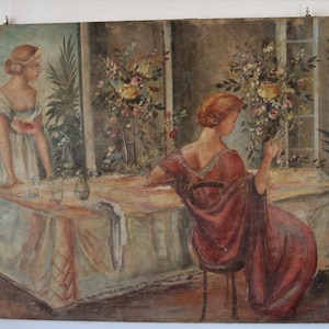 Fresh tear-off neoclassical scene