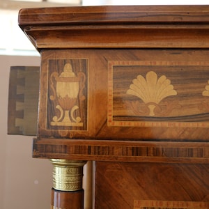 Fine unlaid Empire style secretaire image 6