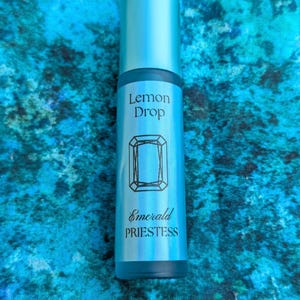 Lemon Drop Fragrance -Luxury Artisan 10 ML Rollerball Alcohol-Free Handmade Fruity Sweet Gourmand Lemon Bakery Perfume