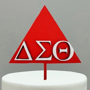 Delta-Sigma Theta Cake Topper