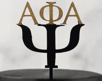 Alpha Phi Alpha Cake Topper - Alpha Cake Topper