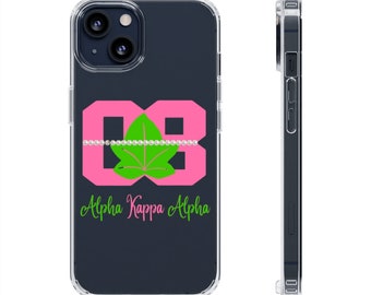 Alpha Kappa Alpha Clear Case AKA Phone Case