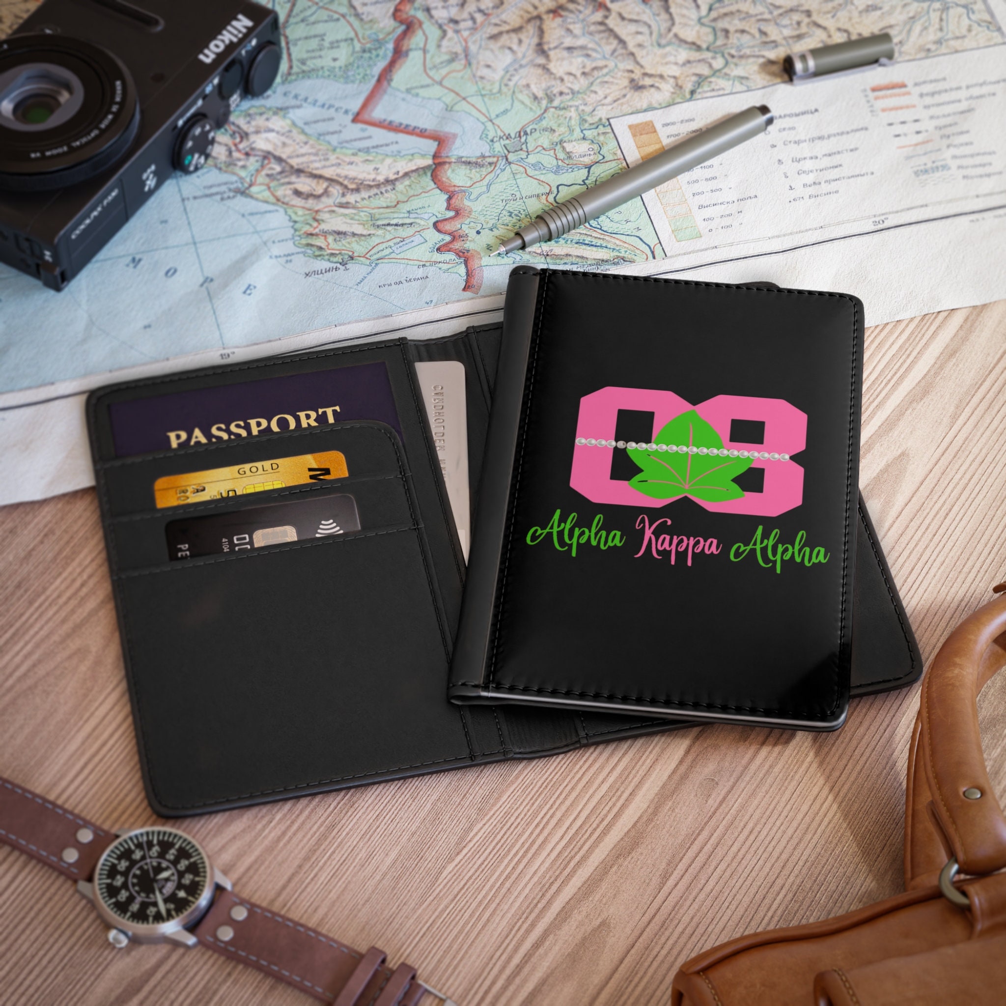 Alpha Kappa Alpha Passport Cover