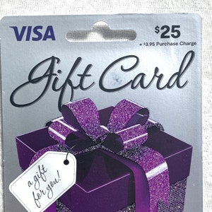 Visa Gift Card for 25 Dollars