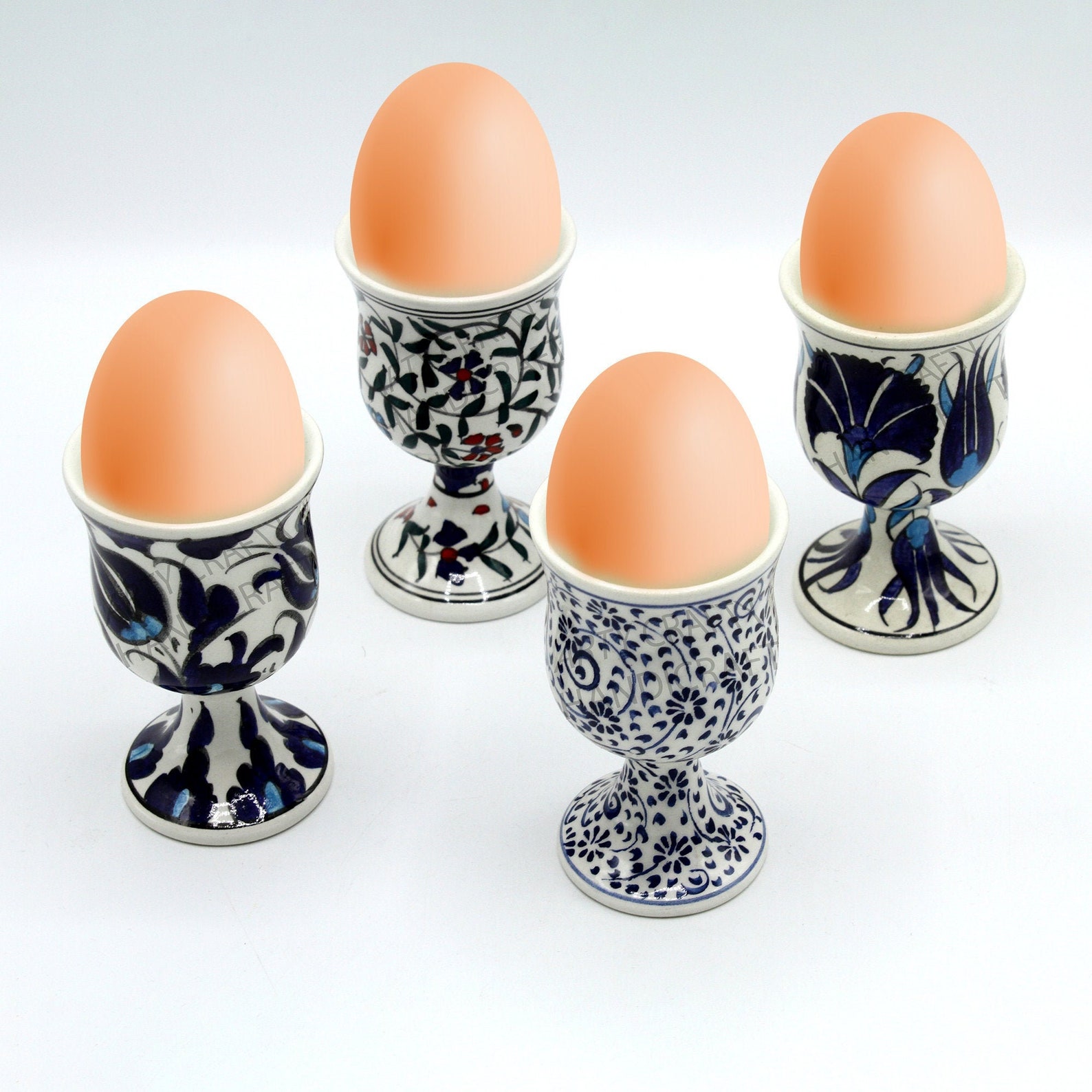 Ceramic Egg Cups 2pcs for Serving Egg Holder Home Room Etsy