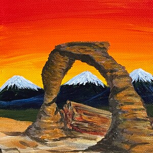 Original acrylic Delicate Arch