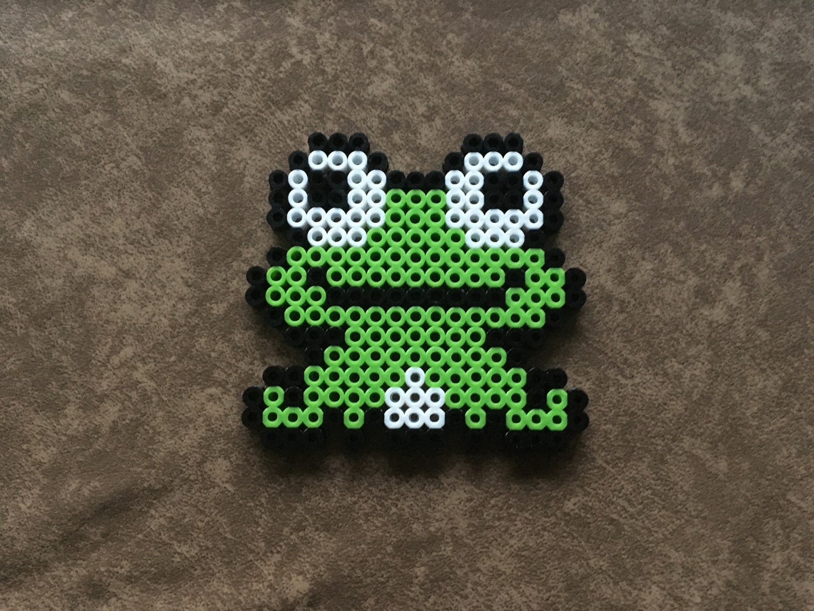 Frog Perler Bead and Decoration Homemade/Handmade Etsy