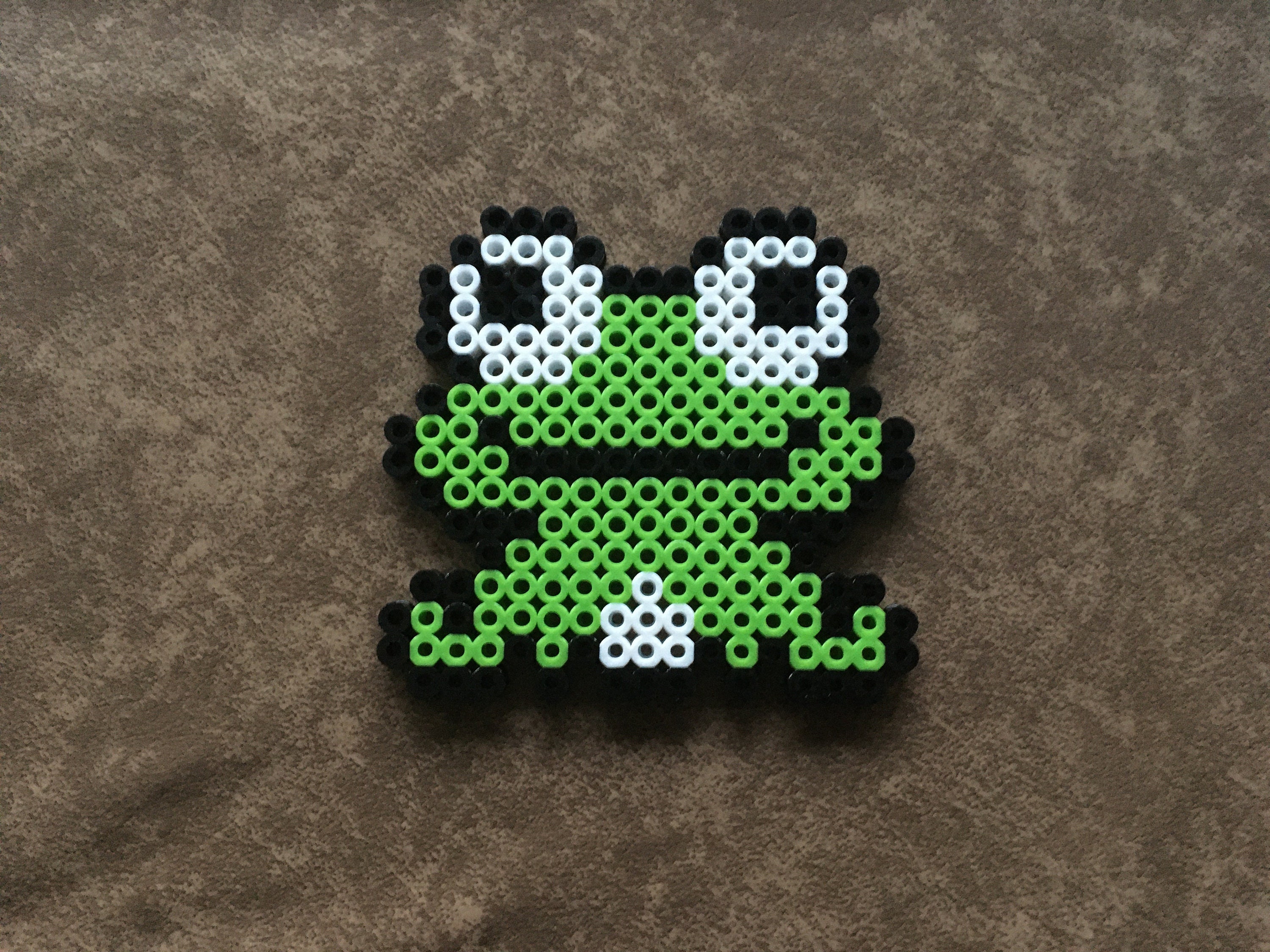 Custom Made Frog Perler Decoration Etsy