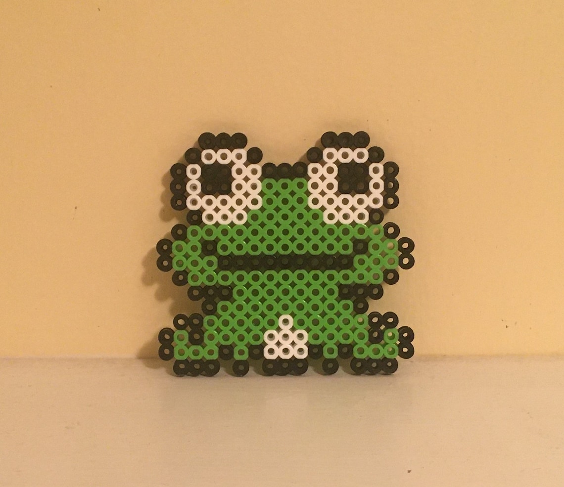 Frog Perler Bead and Decoration Homemade/Handmade Etsy