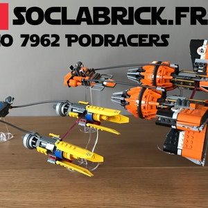 Base di supporto Lego 7962 Podracers - Espositore