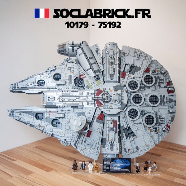 Lego Support Base 10179 / 75192 Millennium Falcon UCS – Ausstellungsstand – Hergestellt in FRANKREICH