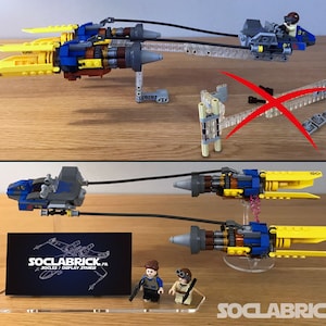 Base di supporto Lego 75258 Lo sgusciatore di Anakin