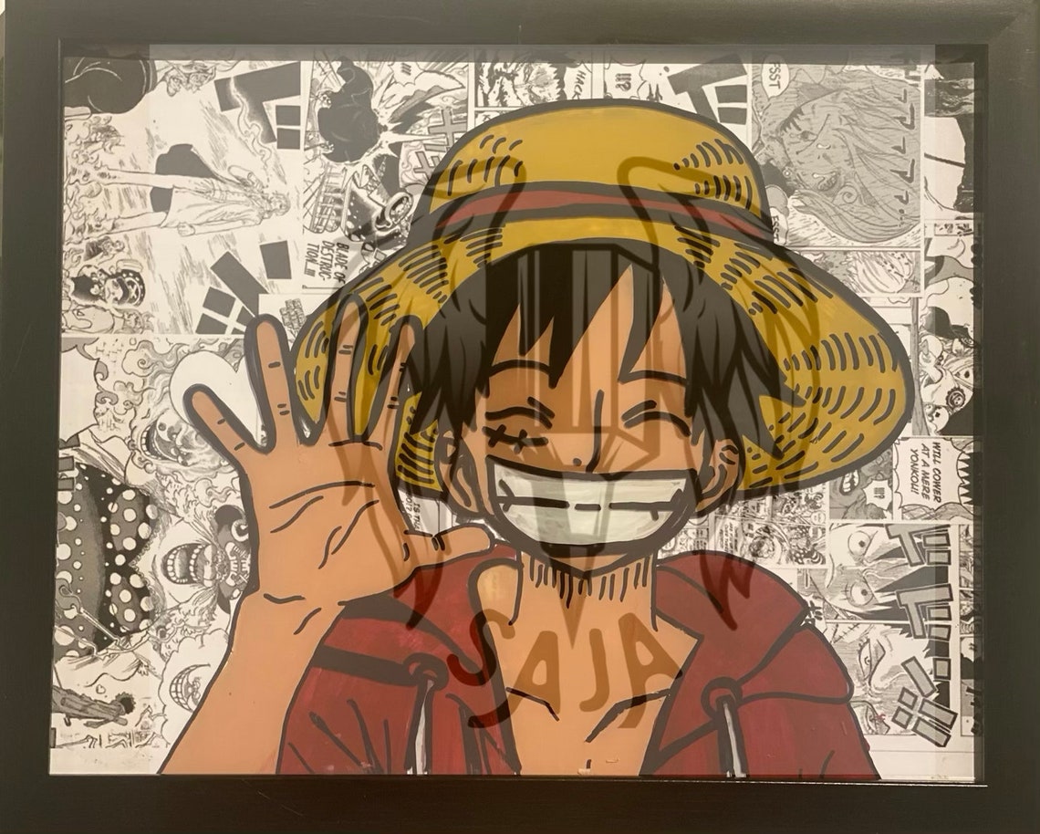 Glass PaintOne Piece Luffy Etsy