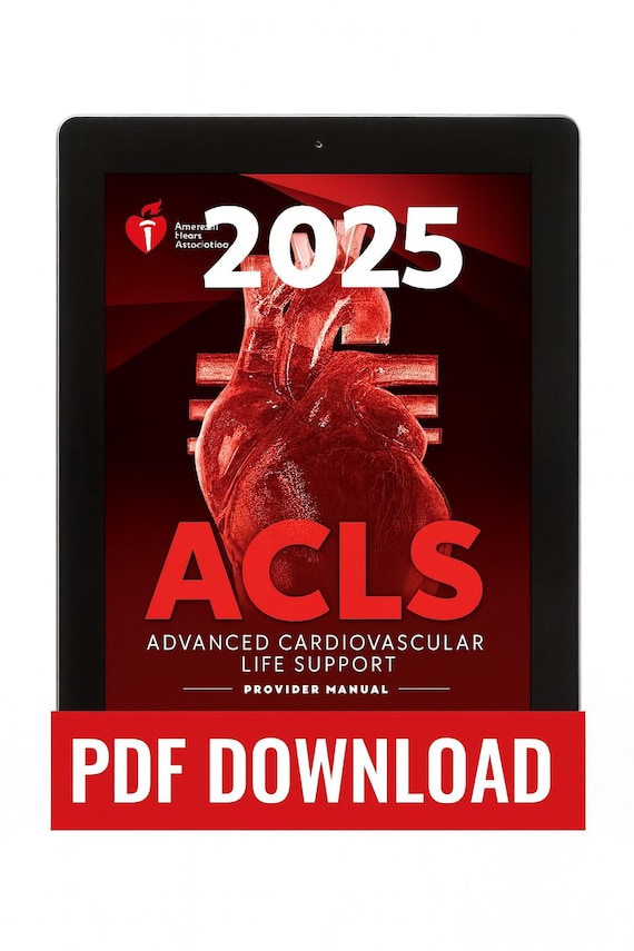 NEW 2025 ACLS Provider Manual PDF Digital Download - Etsy