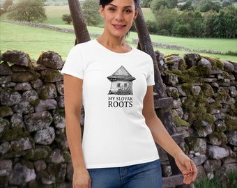 MY SLOVAK ROOTS t-shirt her (white)
