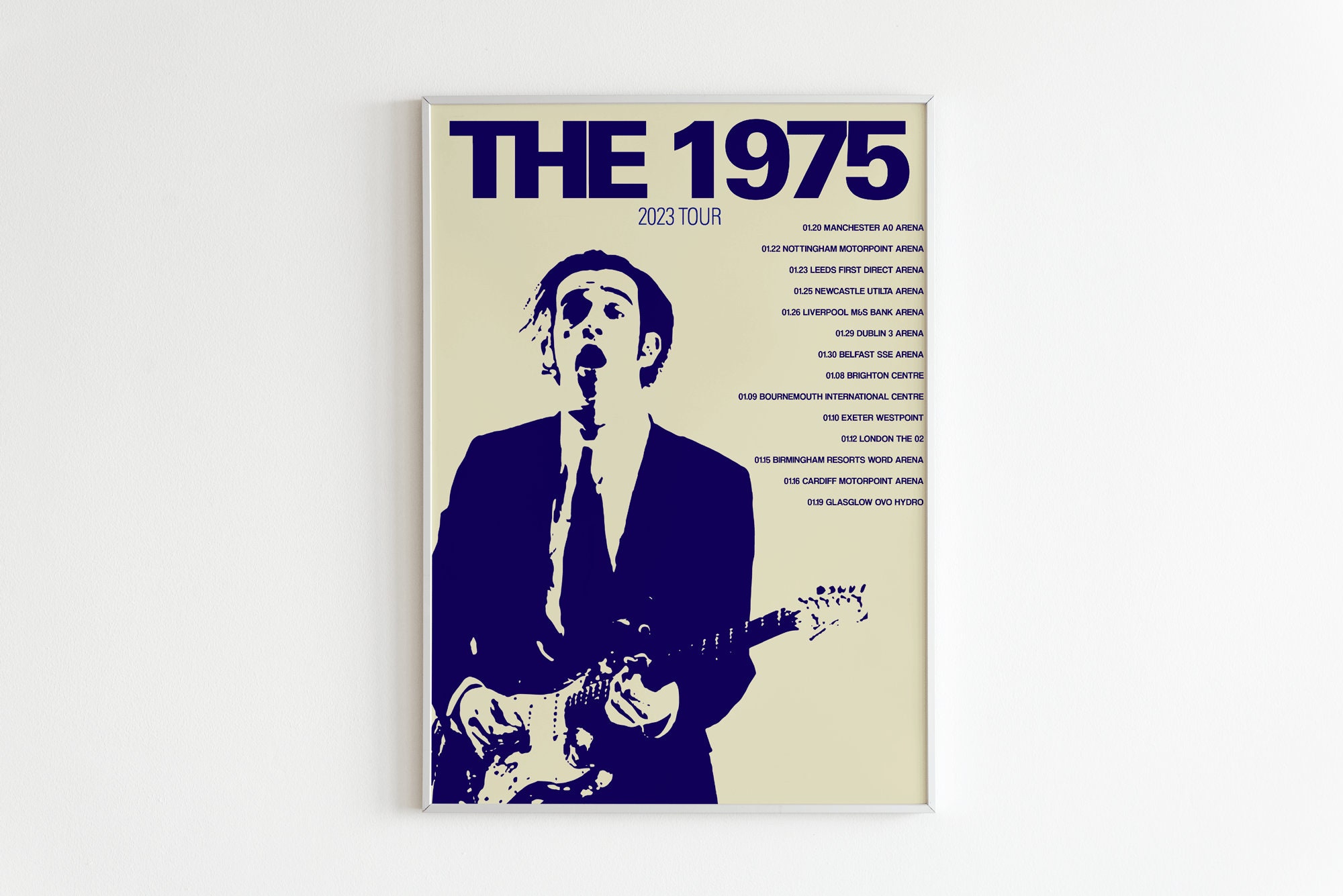 1975 tour poster 2023