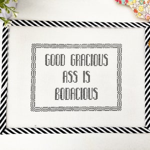Good Gracious - Lienzo de bordado pintado a mano