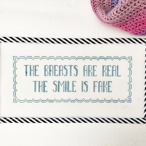 Real Vs. Fake - Handpainted Needlepoint Canvas