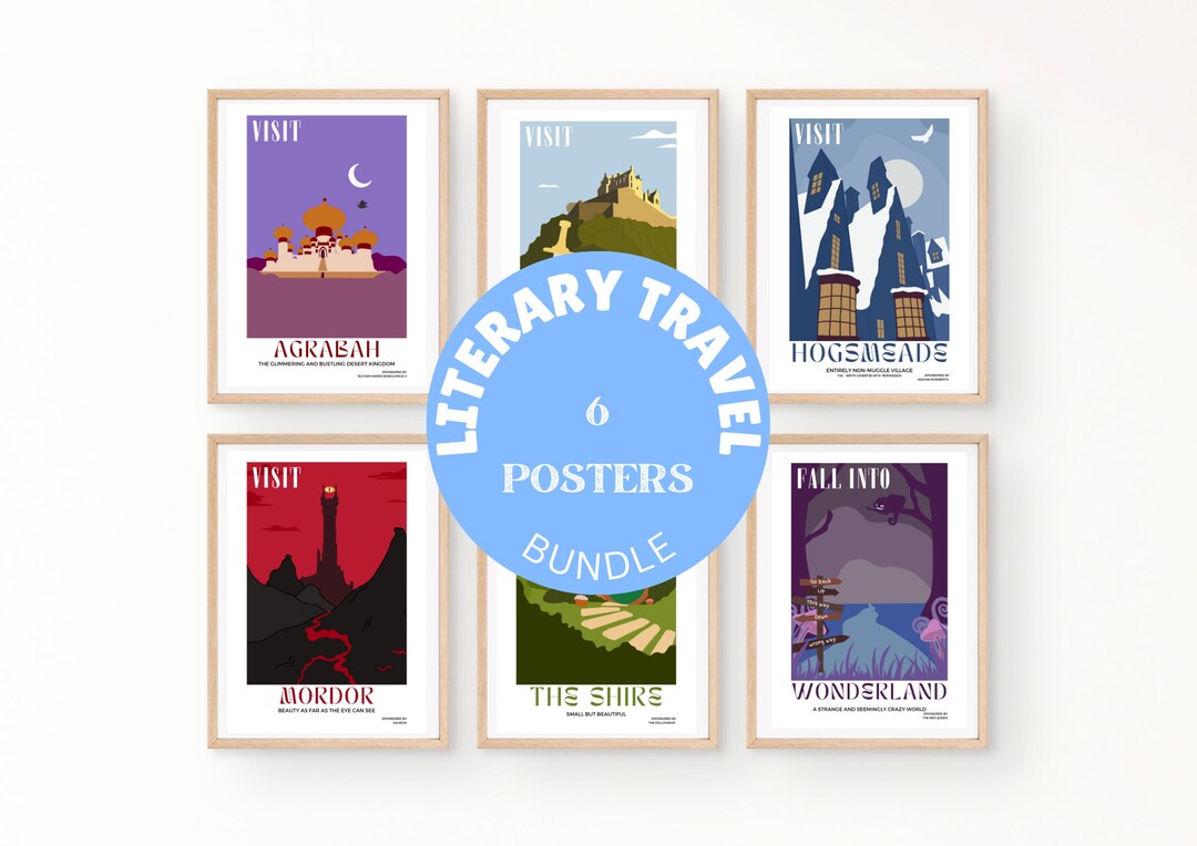 Fictional Travel Posters • Digital Print • Educational • Classroom ...