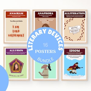 Literary Device Posters • Classroom Posters • Printable