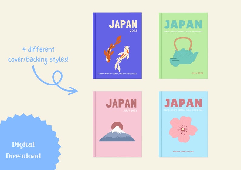 Japan Canva Travel Coffee Table Book Template Photo Book Travel Travel