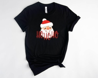 Retro Santa Christmas T-Shirt, Unisex Santa Shirt Gift