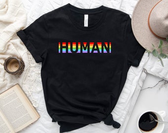 Human LGBT Pride T-Shirt, Love is Love