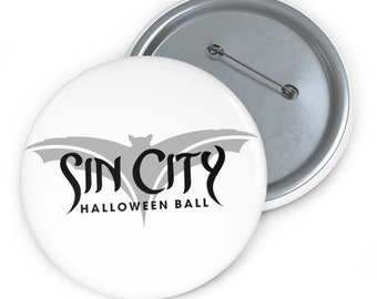 SCHB GREY BAT - Custom Pin Buttons