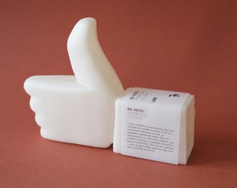 thumbs up sculpture | like gesture | ex voto like | hand figure | social approval gift | hand signal sculpture