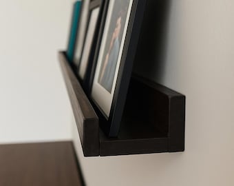 Floating Picture Ledge Shelf | Rustic Home & Office Decor