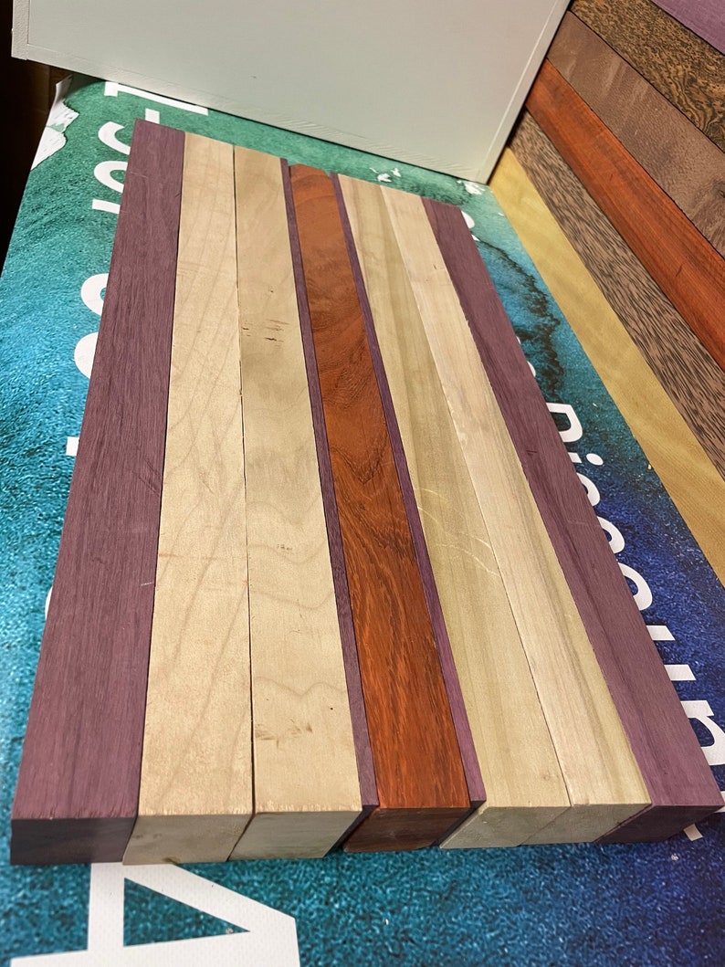 Purple Heart Cutting Board Blanks 19 3/4 X 1 Etsy