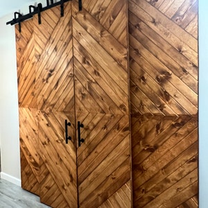 Any Size Custom Barn Door, Modern Barn Door, Chevron Barn Doors, Mini Barn Doors, Large Barn Doors, Assembled Barn Door, Wide Barn Doors