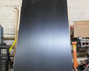 Lámina de PVC negra: 4 x 8 pies, 12 mm de espesor, panel de plástico rígido