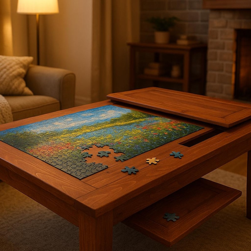 Puzzle Coffee Table - Etsy