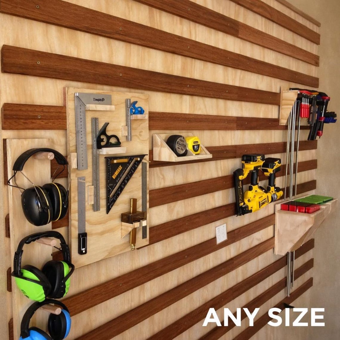 French Cleat Shelf System | Custom Wood Storage - Etsy