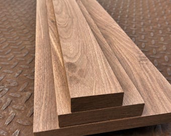 1” Black Walnut Boards Cut To Any Size, Kiln-Dried S2S Lumber