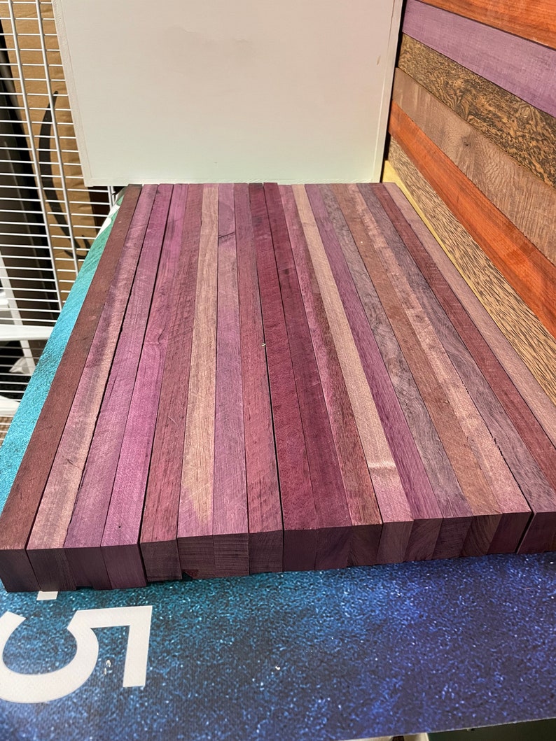 Purpleheart Wood Pen Blanks - Exotic Wood Zone - Exotic Wood Zone